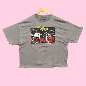 Sex Pistols Anarchy in the UK Punk Band Oversized Tee L